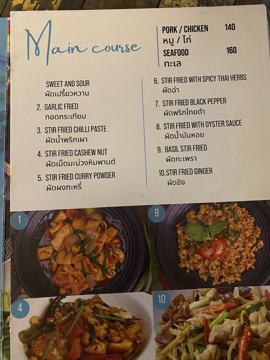 Menu Chang Yes Restaurant (Thai Food)-5